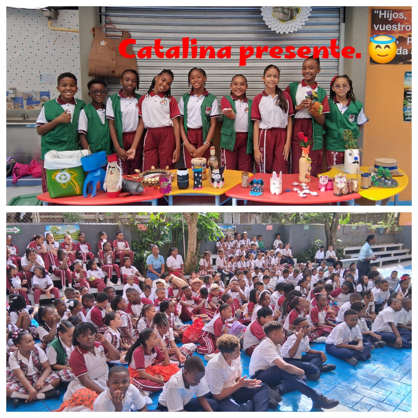 Exposición de manualidades recicladas